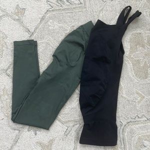 Blanq Maternity Leggings and Support Tank Top